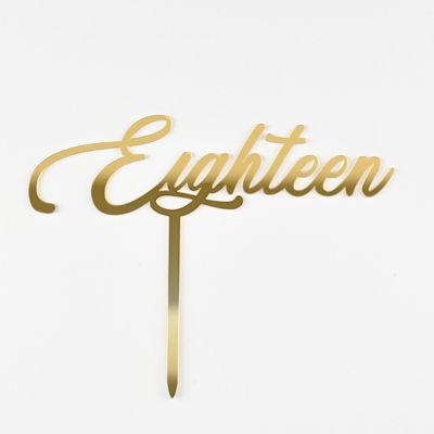 TOPPER EIGHTEEN - GOLD MIRROR