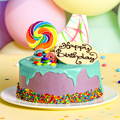 CANDYLAND BIRTHDAY CAKE