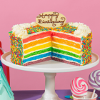 A RAINBOW CAKE
