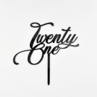 TOPPER TWENTY-ONE - BLACK