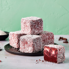 Red Velvet Cheesecake-Lamington